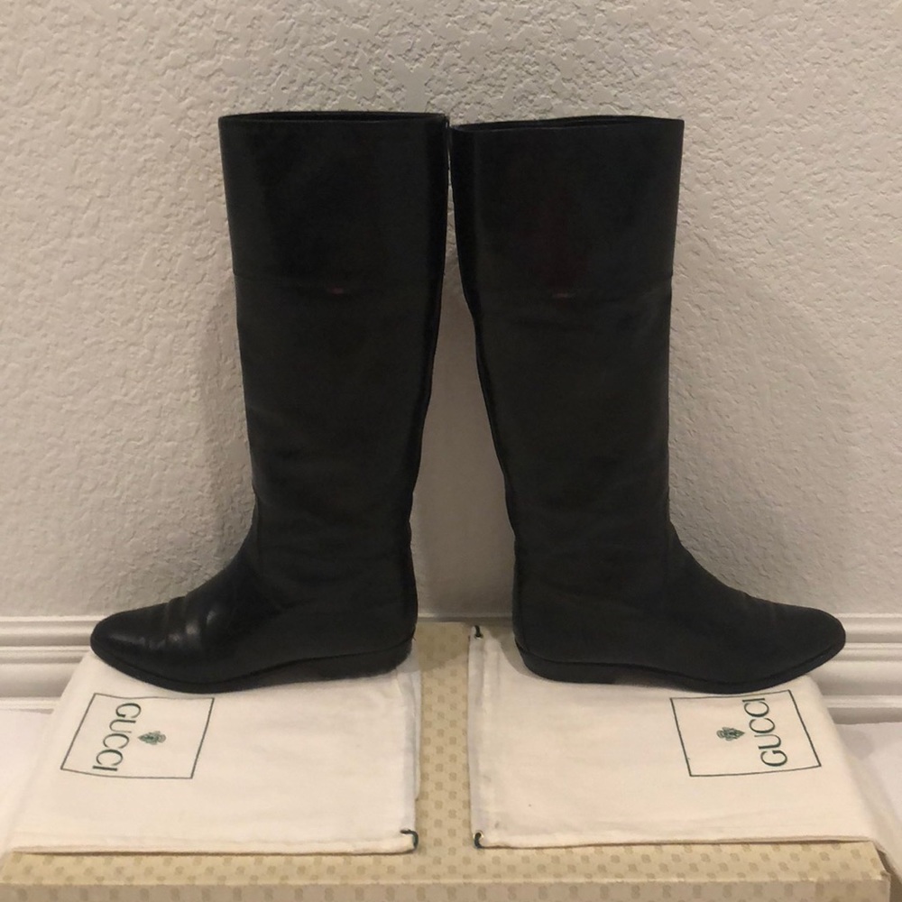 💯 % authentic vintage Gucci riding boots.